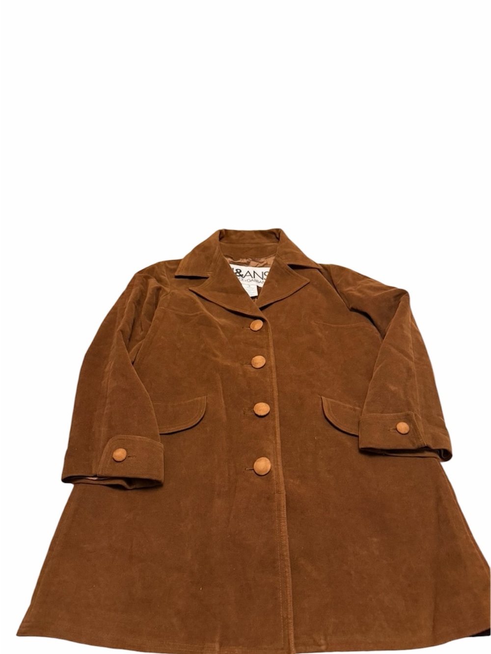 J&ANS Dolce and Gabbana Vintage Brown Coat